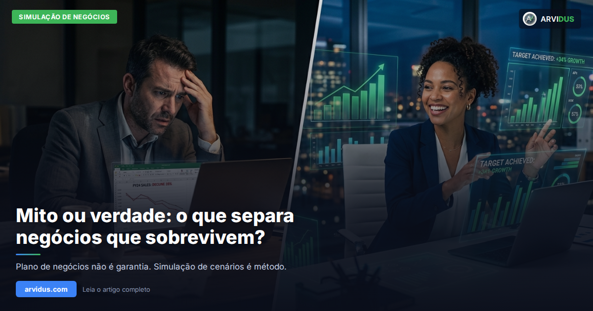 Mito ou verdade: o que realmente separa negócios que sobrevivem dos que viram estatística
